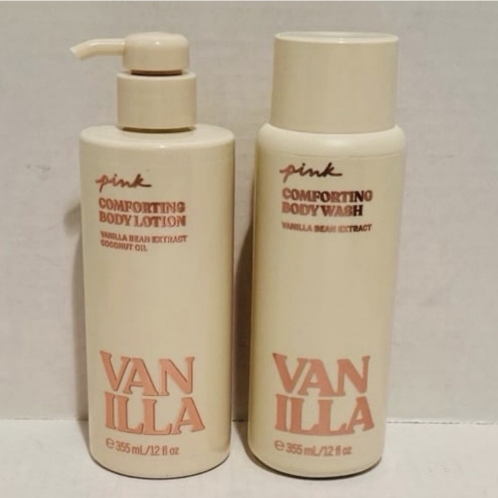 Victoria's secret pink lotion and body wash